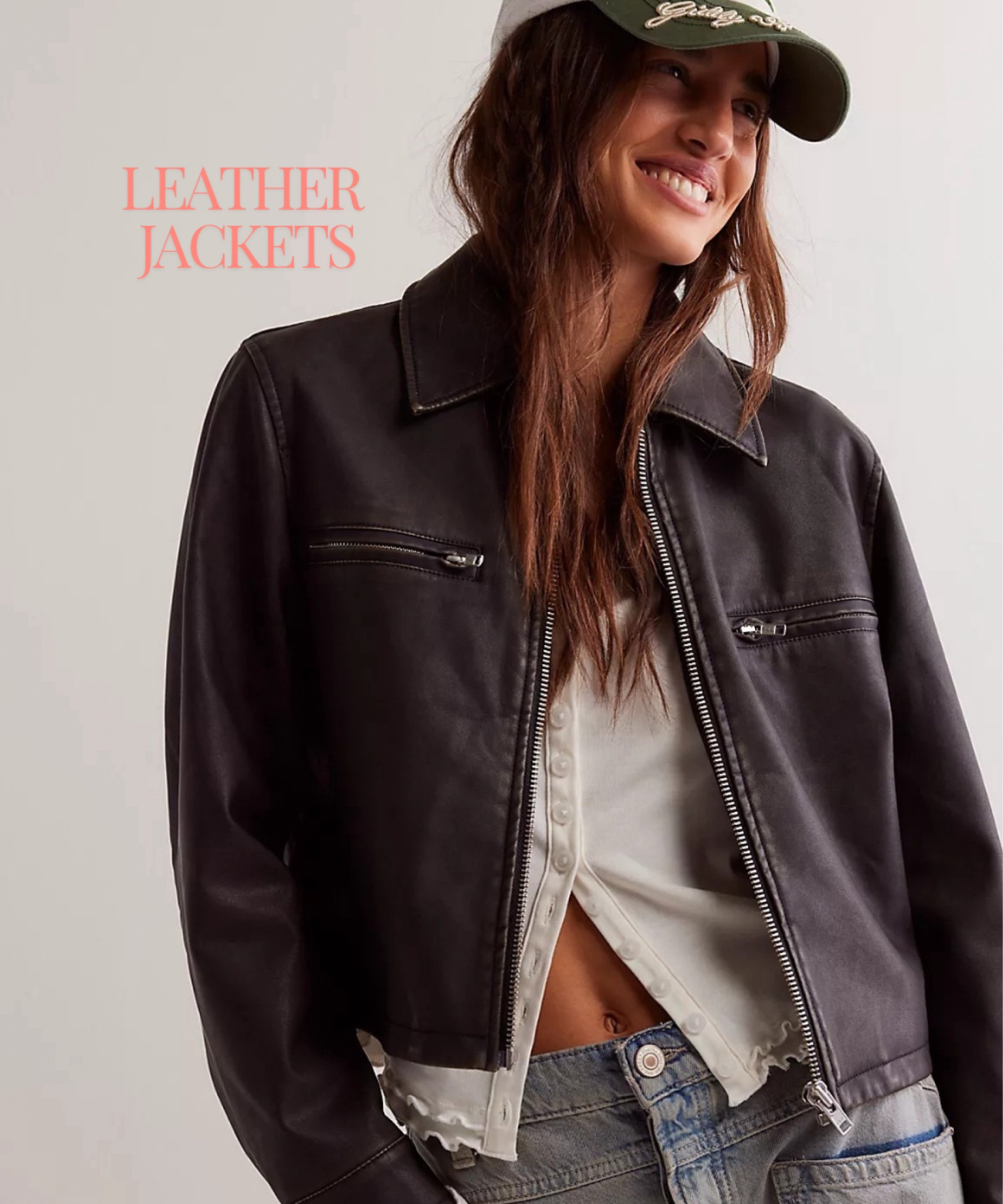 leather jackets!!!

#LTKSeasonal #LTKStyleTip #LTKFindsUnder100