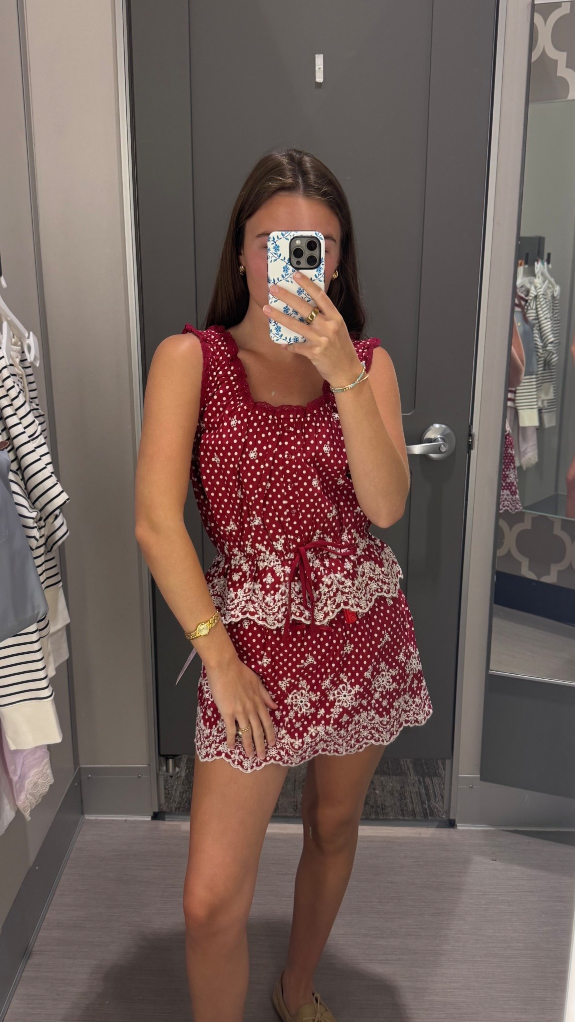 So cute and for $50!! Wearing my usual size (xs) and the skort has shorts built it that are also eyelet! #springfinds #eyelet #summerstyle #set #eyeletset #under$50

#LTKSeasonal