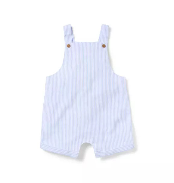 Baby Striped Linen-Cotton Overall | Janie and Jack