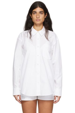 White Boyfriend Shirt | SSENSE