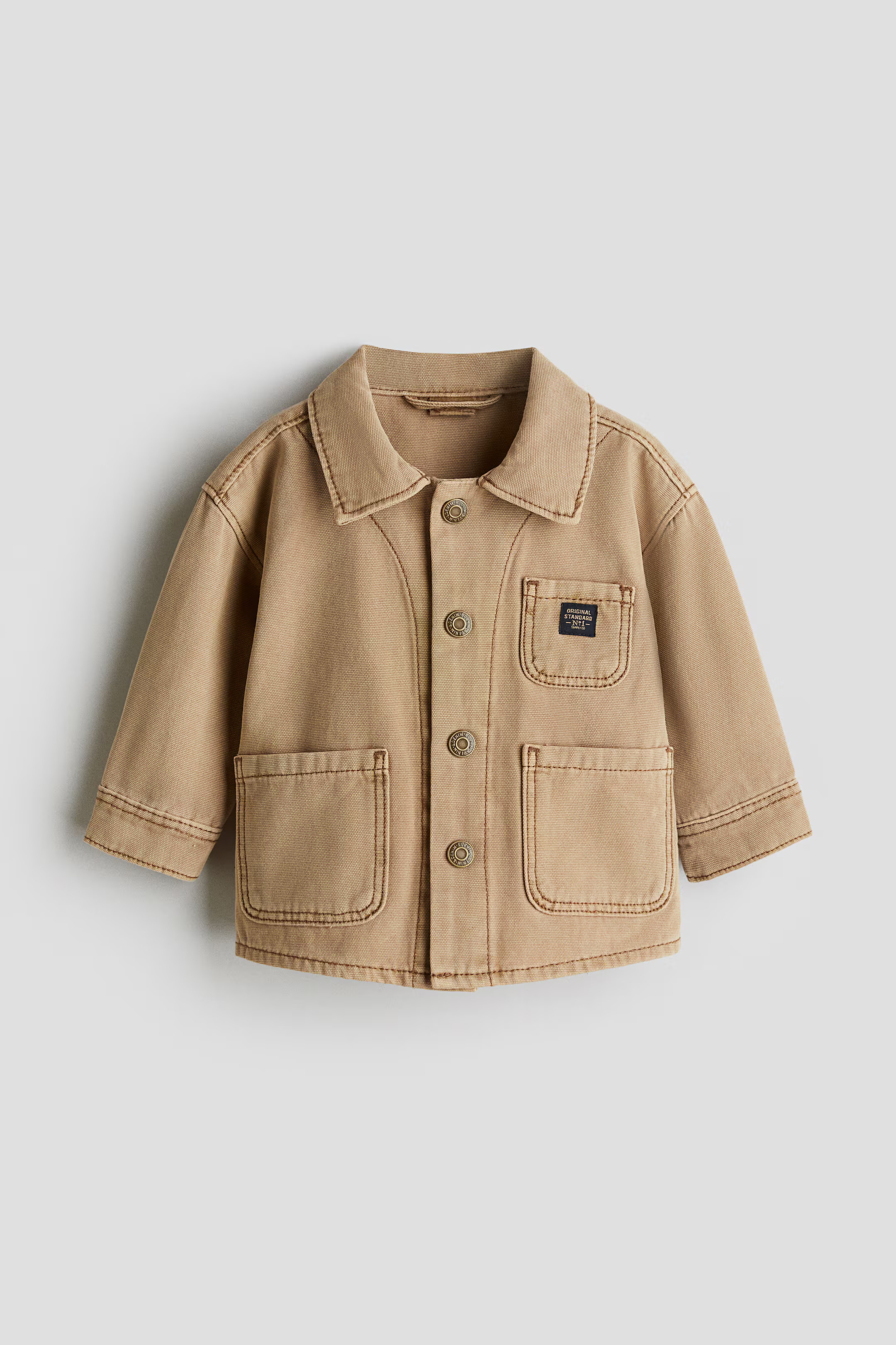 Loose-Fit Canvas Overshirt | H&M (US + CA)
