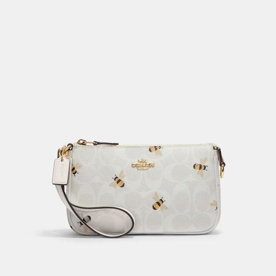Nolita 19 In Signature Canvas With Bee Print | Coach Outlet