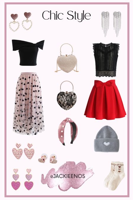Chic valentines outfits and accessories 

#LTKSeasonal #LTKfindsunder50 #LTKstyletip