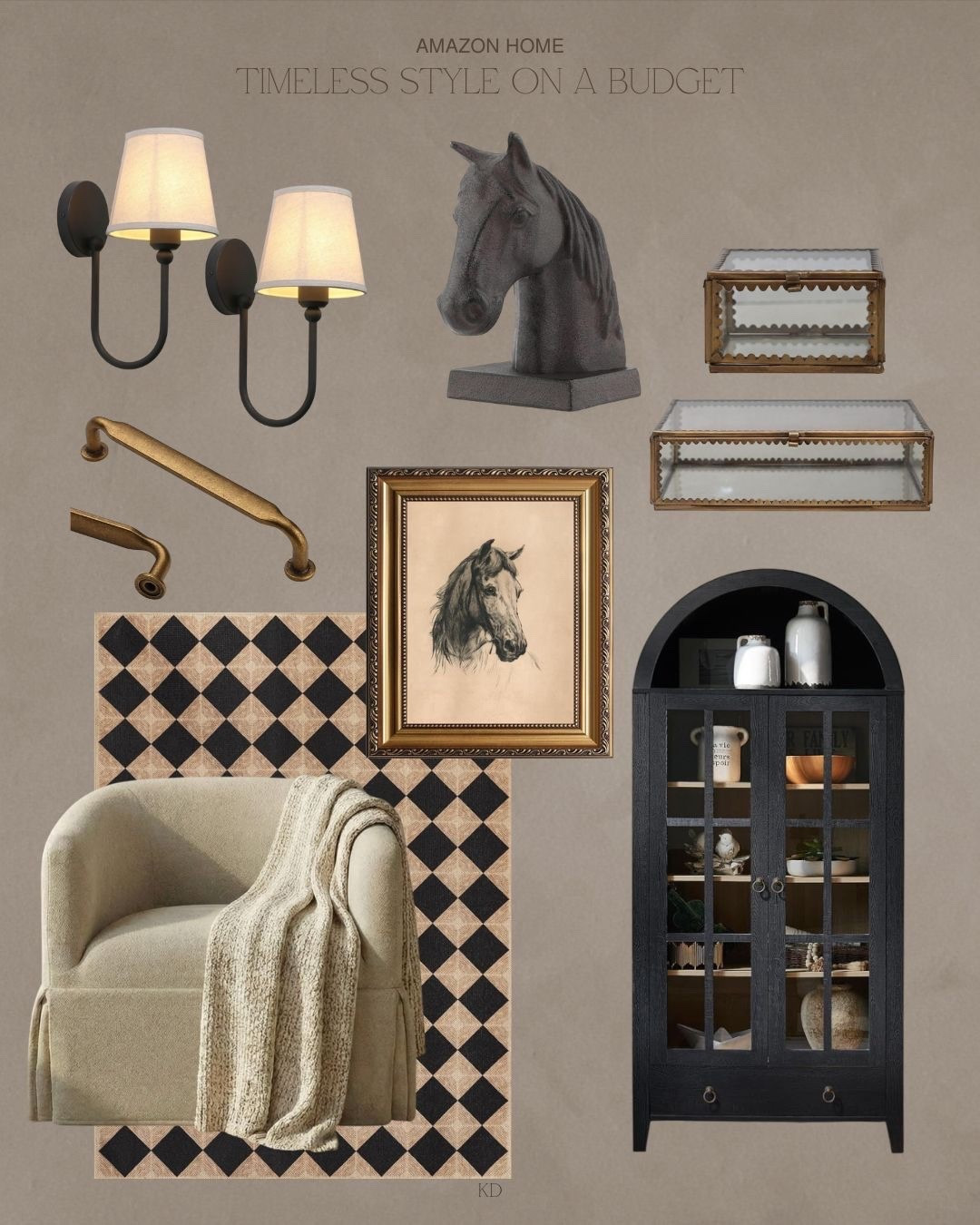 Curated Interior Decor Favs from Amazon 🖤 love a winter refresh! 

Equestrian-inspired home decor finds.
Moody interiors. Horse inspired. Ralph Lauren Interiors. Neutral decor. 

#moodyhomedecor #springhomerefresh #neutraldecor #rug #washablerug #glassscabinet #cabinet #amazonhome #budgetfriendlydecor #amazonfinds #wallsconce #loungechair #shelfstyling 

#LTKHome #LTKSaleAlert #LTKSeasonal