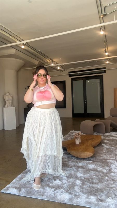 Curvy midsize 12/14 & petite 5’2” trendy spring summer outfit inspo & how to elevate a look with a quick up do and a pair of dope shades 😎 love these wide fit ballet flats from ASOS!

#LTKmidsize #LTKbeauty #LTKstyletip