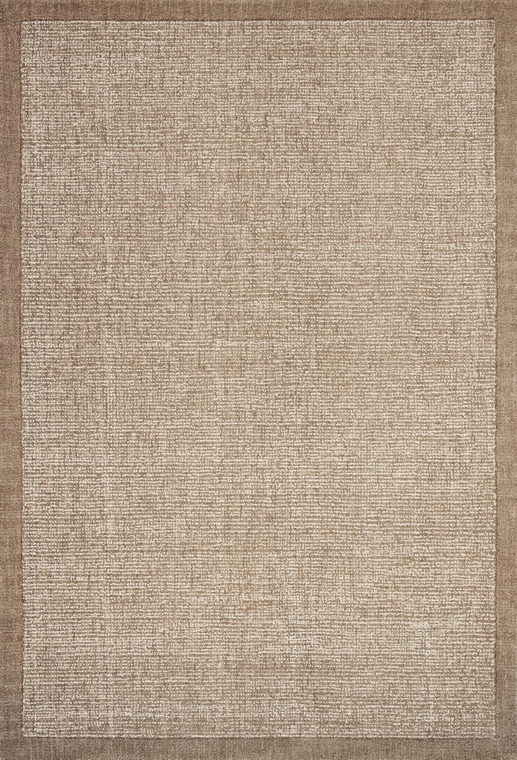 Loloi Magnolia Home by Joanna Gaines Henley Collection Ivory/Brown 9'-3" x 13' Area Rug | Amazon (US)