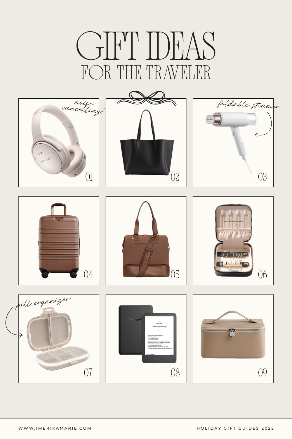 Holiday Gift Guide for the Traveler. Gift Ideas for Her. Gifts for girlfriend. Gifts for wife. Gifts for mom. Gifts for fiancée. Gifts for best friends.  

 

#LTKCyberWeek #LTKGiftGuide #LTKHoliday