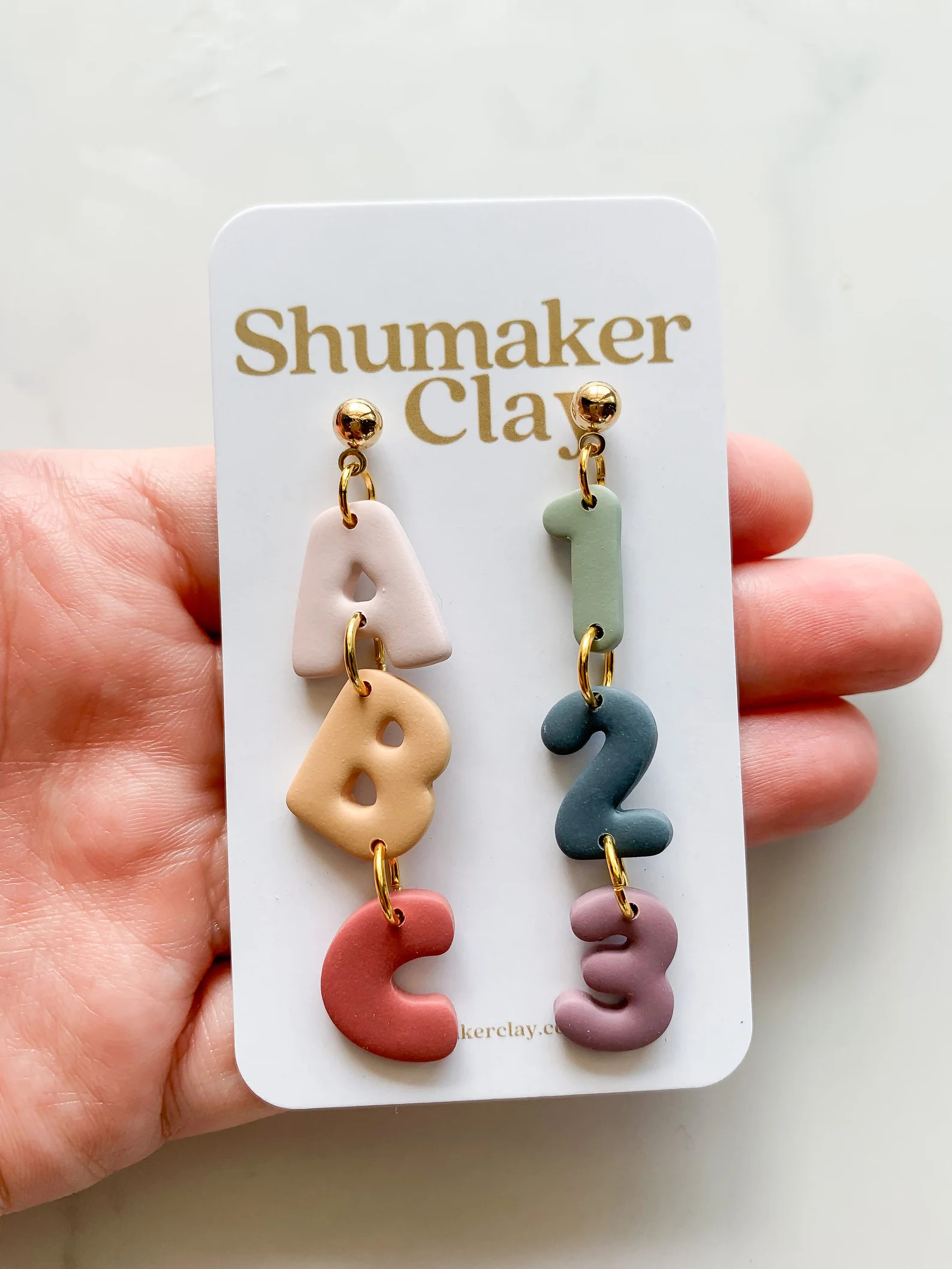 Back to School Earrings / Teacher Appreciation Gift / Abcs Polymer Clay Earrings / First Day of S... | Etsy (US)