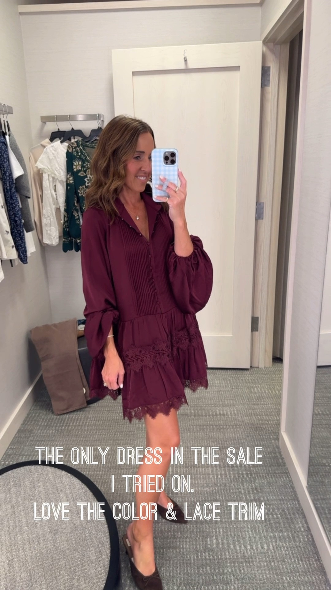 Lace trim Fall mini dress. 
Size XS. Also in brown.

#LTKSaleAlert #LTKSeasonal #LTKOver40
