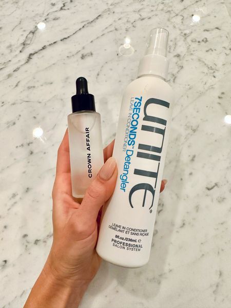 My go-to leave in conditioner and hair oil for my long, straight hair. These don’t weigh my hair down 

#LTKbeauty #LTKunder50