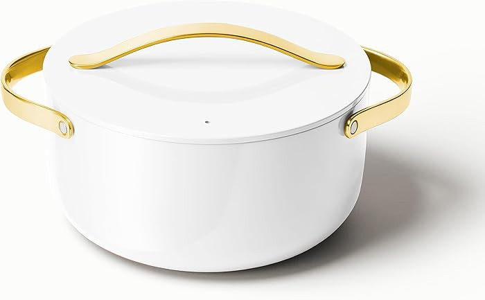 Caraway Nonstick Ceramic Dutch Oven Pot with Lid (6.5 qt, 10.5") - Non Toxic, PTFE & PFOA Free - ... | Amazon (US)