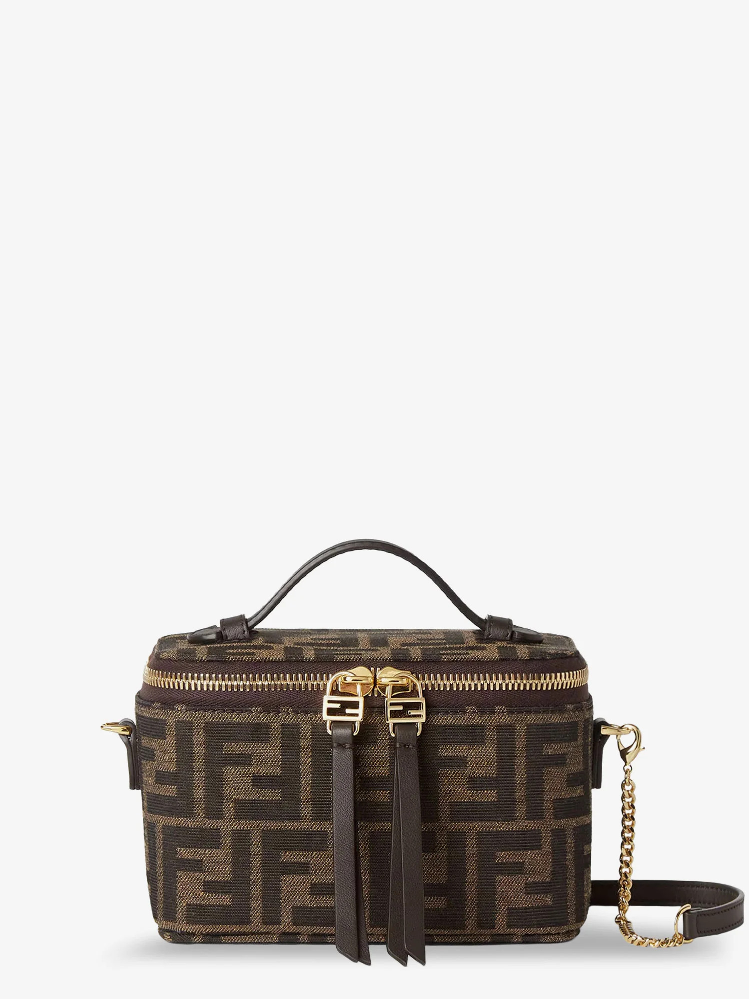 Vanity FF jacquard fabric shoulder bag - FENDI - gender_Woman | Nugnes 1920