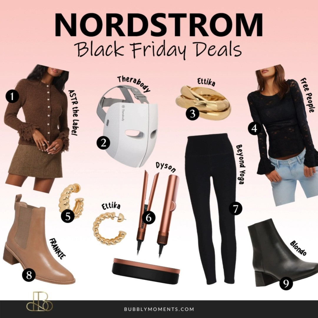Black Friday is officially here, and I’m sharing my favorite Women’s Fashion Finds from Nordstrom that are perfect for refreshing your wardrobe this season. I rounded up trendy pieces, cozy essentials, chic outfits, everyday staples, and must-have accessories that make dressing for fall and winter effortless. Whether you're looking for something stylish for the holidays, building your capsule wardrobe, or updating your everyday looks, these Nordstrom picks are curated to help you feel confident, polished, and comfortable. Everything is highly rated, easy to style, and perfect for gifting or treating yourself. Tap through the photos to explore each piece and save your favorites before the deals end. This is the best time to grab your go-to fashion staples for the colder months! ✨🛍️🖤
#LTKSaleAlert #LTKGiftGuide #LTKSeasonal #Nordstrom #BlackFriday #BlackFridayDeals #NordstromFinds #WomensFashion #FashionFinds #NordstromStyle #StyleEssentials #WinterFashion #FallWinterStyle #HolidayStyle #FashionInspo #OOTDInspo #ChicStyle #ComfyStyle #WardrobeEssentials #TrendyOutfits #ShopTheLook #NordstromSale #FashionFavorites #StyleInspo #OutfitIdeas 

 