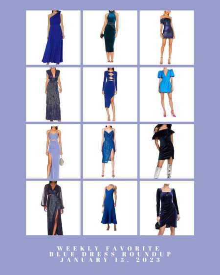 Weekly Favorites- Blue Dress Roundup- January 15, 2023 #Blue #Bluedress #Bluemaxidress #Bluemididress #Blueminidress #weddingguestdress #Blueweddinguestdress #Bluebridesmaiddress #Bluecasualdress #Bluefancydress #partydress #bodycondress

#LTKwedding #LTKSeasonal #LTKstyletip
