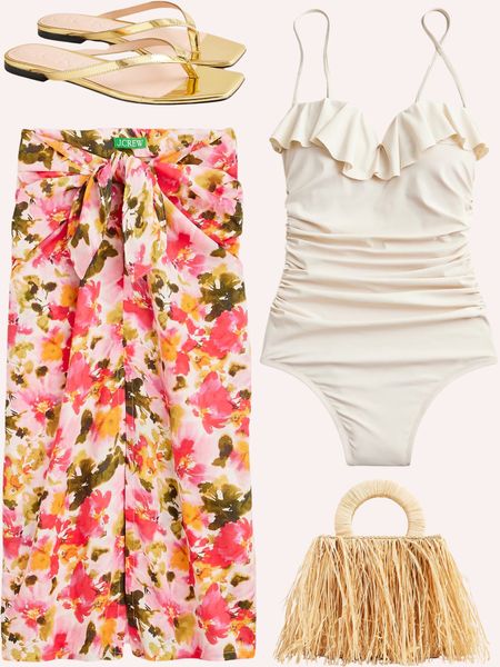 Fun beach day look for spring vacation 

#LTKsalealert #LTKstyletip #LTKswim