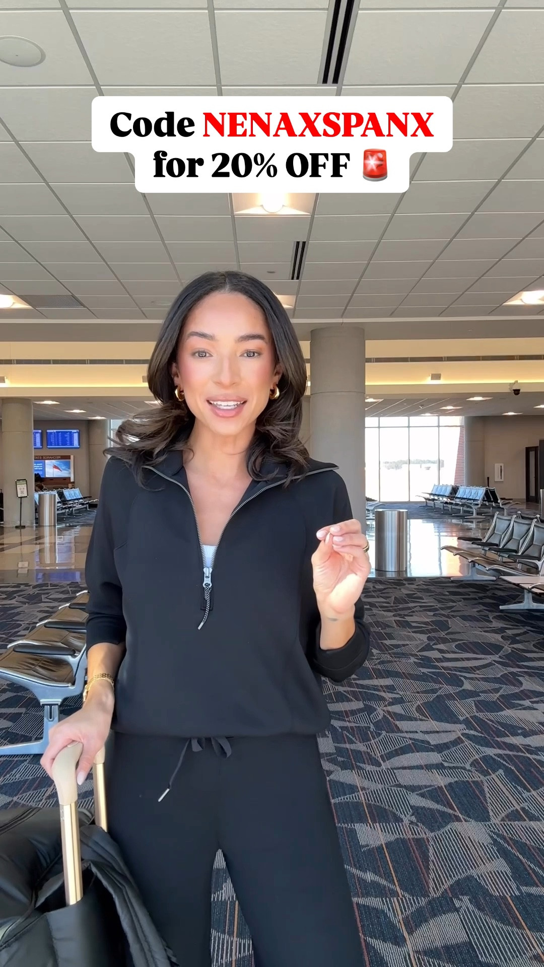 Airport outfit 20% off with Code NENAXSPANX ! Wearing a S in half zip and XS Tall in wide leg pants (I’m 5’8” for reference) 


Airport outfit
Travel outfit
Lounge set

#LTKSaleAlert #LTKTravel #LTKStyleTip