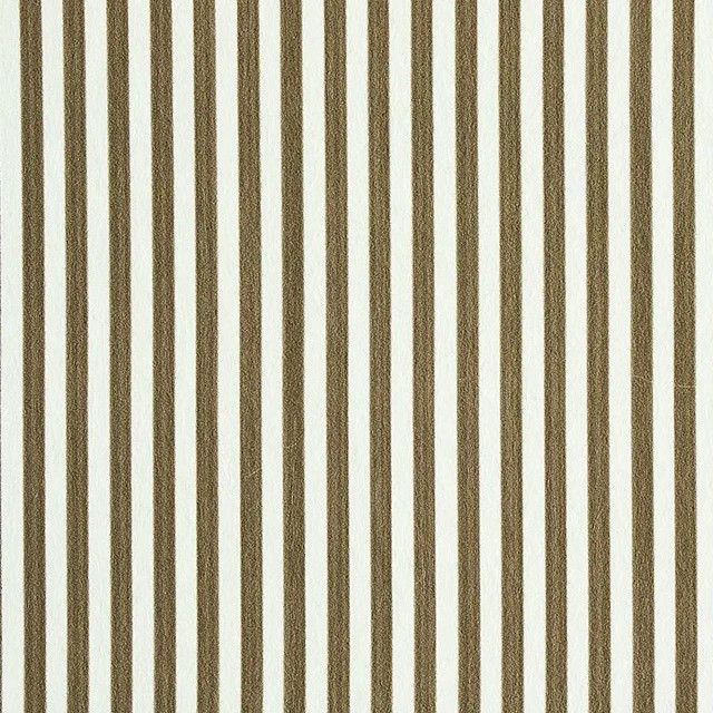 Schumacher Edwin Stripe Narrow Mushroom Wallpaper | DecoratorsBest