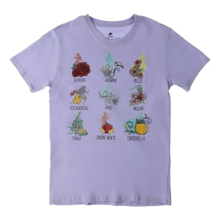 Disney Princess Flowers Graphic Tee | Five Below
