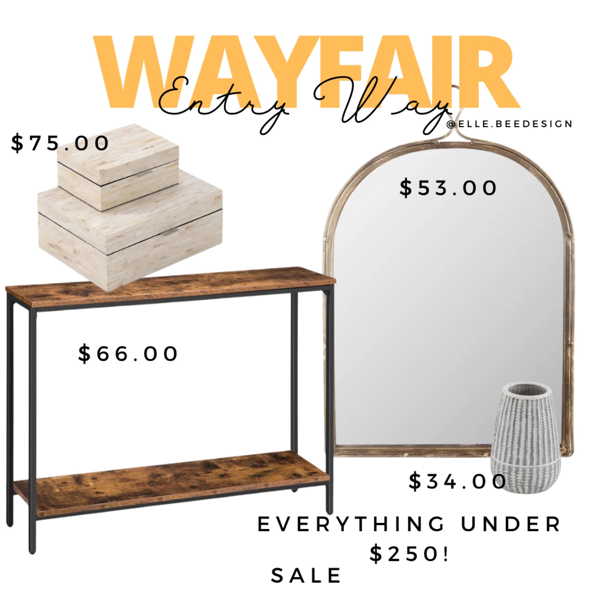 Entry way under $250!

#LTKhome