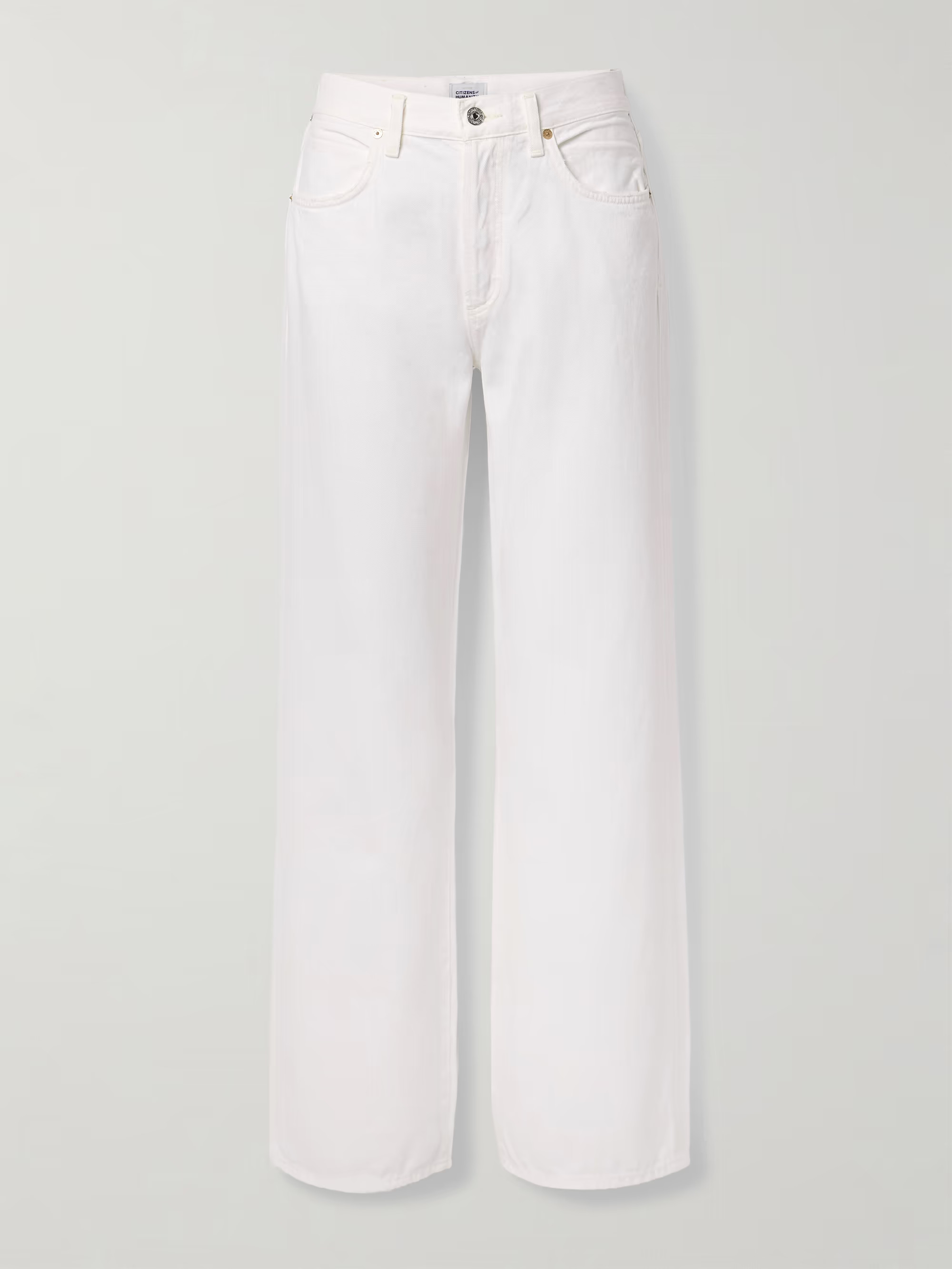 Annina high-rise wide-leg organic jeans - 33" | NET-A-PORTER APAC