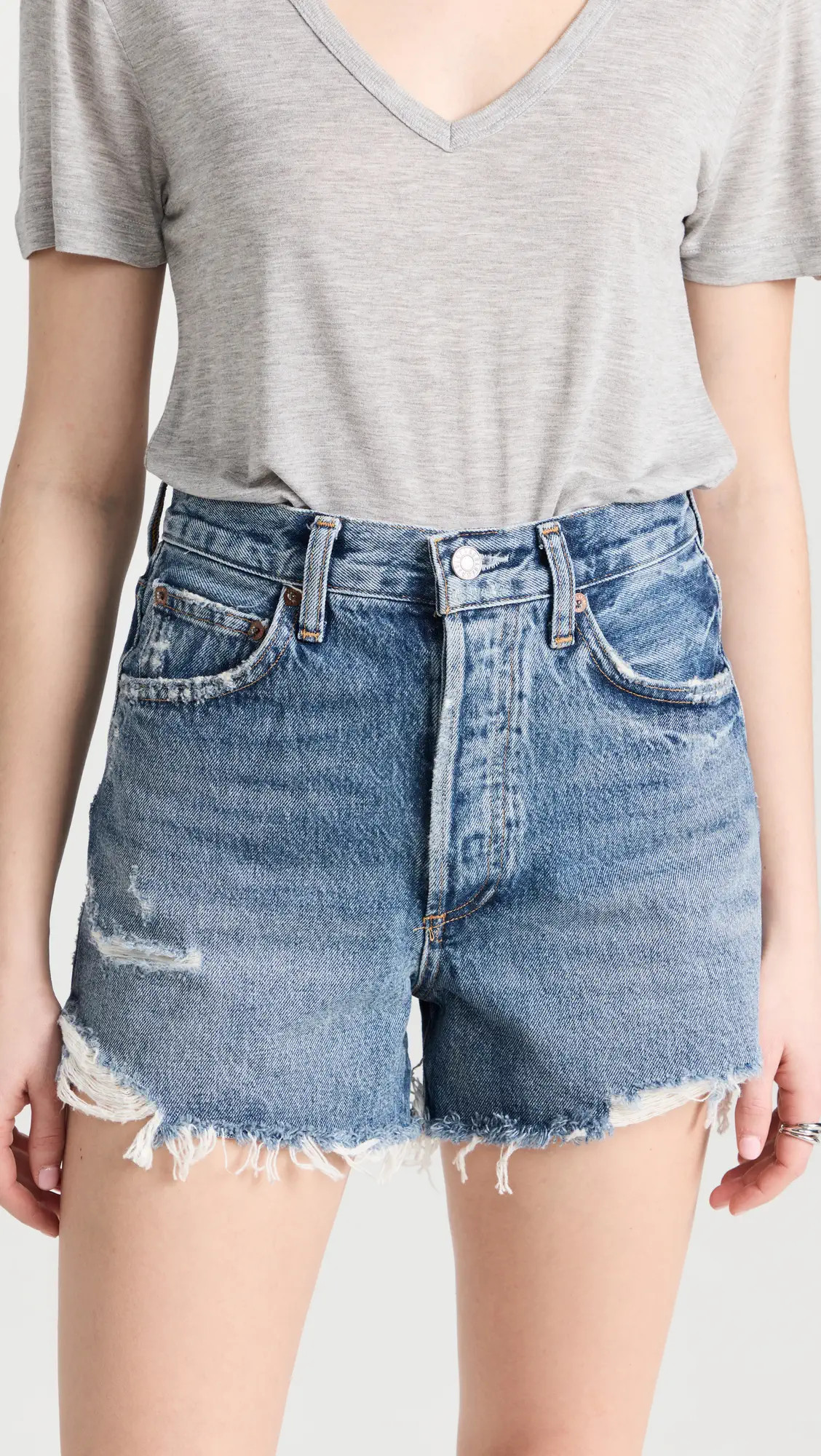 AGOLDE Dee Vintage High Rise Shorts | Shopbop | Shopbop