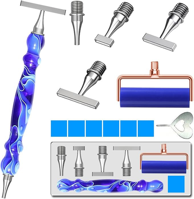 LEIYULY 13 PCS Thin Diamond Art Pens, Ergonomic Diamond Art Accessories | Amazon (US)