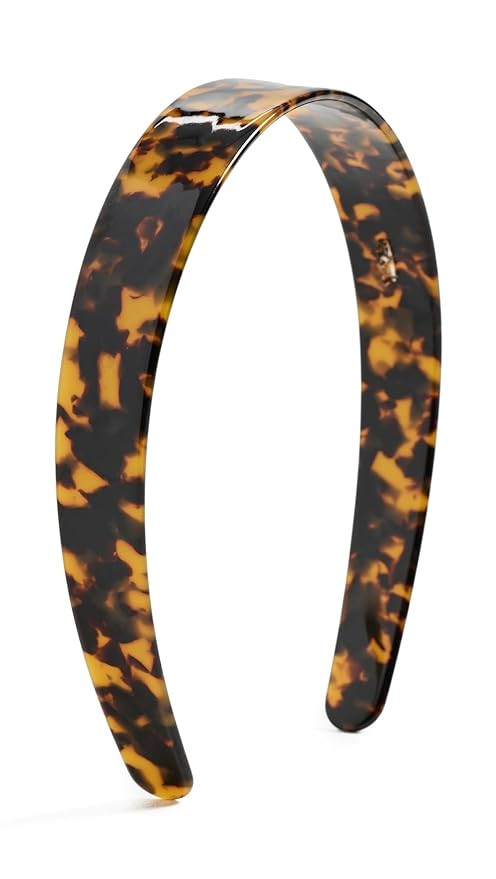SHASHI Women's Tortoise Headband, Dark Tortoise, Brown, Print, 1 Count | Amazon (US)