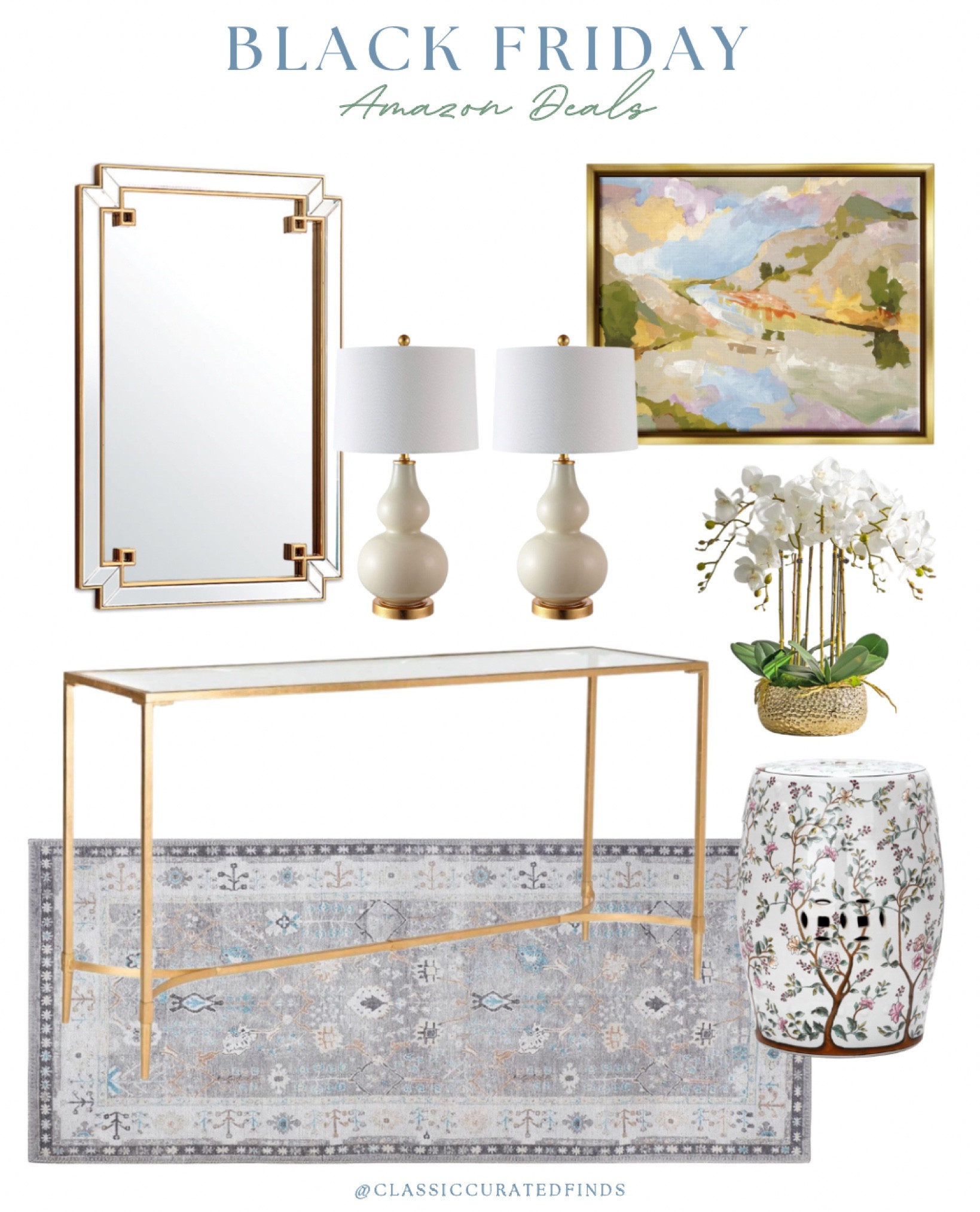 Black Friday Sale finds from Amazon!

Home Decor, Black Friday Home, Furniture Sale, Amazon Home, Console Table, Mirror, Runner Rug, Wall Art

#LTKhome #LTKsalealert #LTKCyberWeek