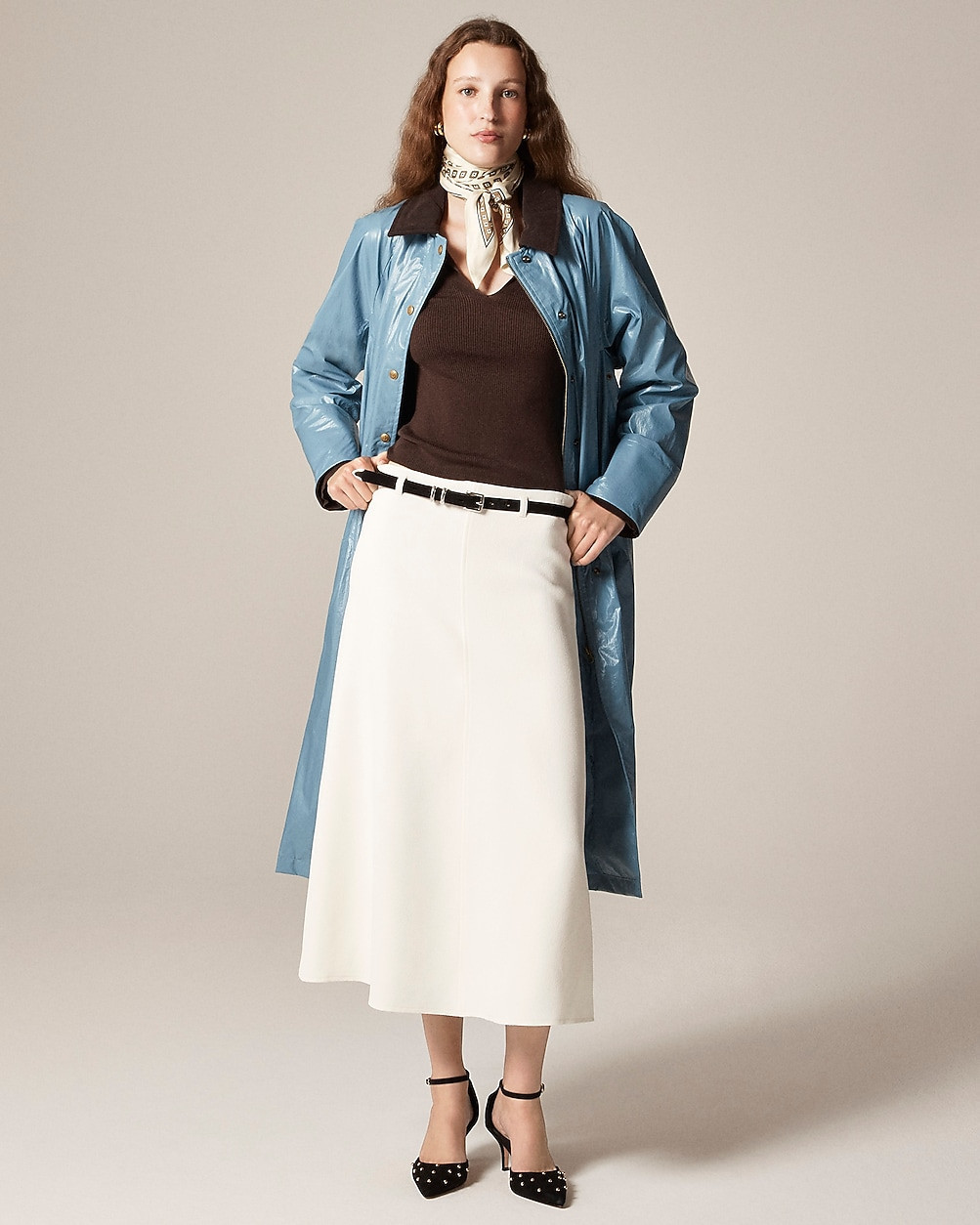 Tall circle skirt in bouclé | J. Crew US