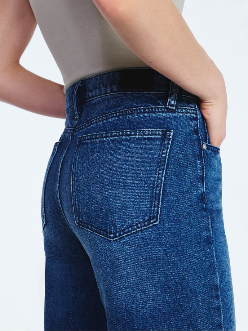 Scoop Women's and Women's Plus Slouchy Flare Relaxed Fit Jeans, 30" Inseam, Sizes 0-26W | Walmart (US)