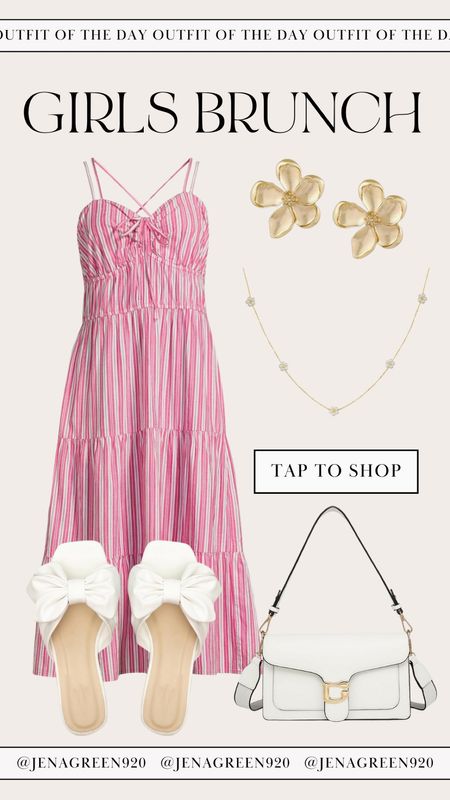 Girls Brunch | Spring Dress | Summer Dress | Maxi Dress | Floral Earrings | White Sandals 

#LTKstyletip #LTKfindsunder50 #LTKfindsunder100