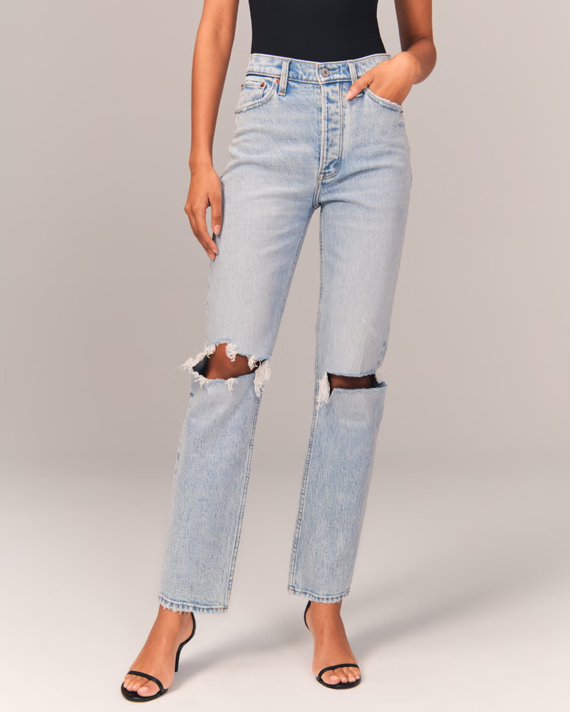 High Rise Dad Jeans | Abercrombie & Fitch (US)