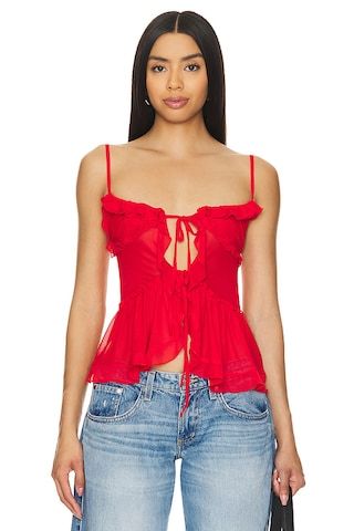 MORE TO COME Sami Top in Red from Revolve.com | Revolve Clothing (Global)
