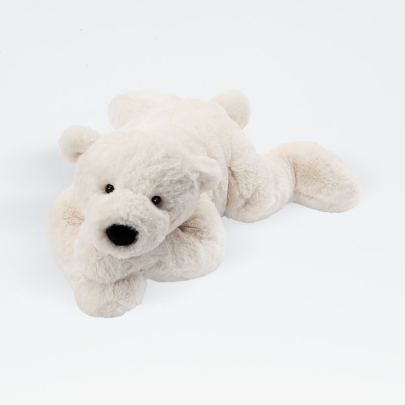 Jellycat Large Perry Polar Bear Kids Stuffed Animal + Reviews | Crate & Kids | Crate & Barrel