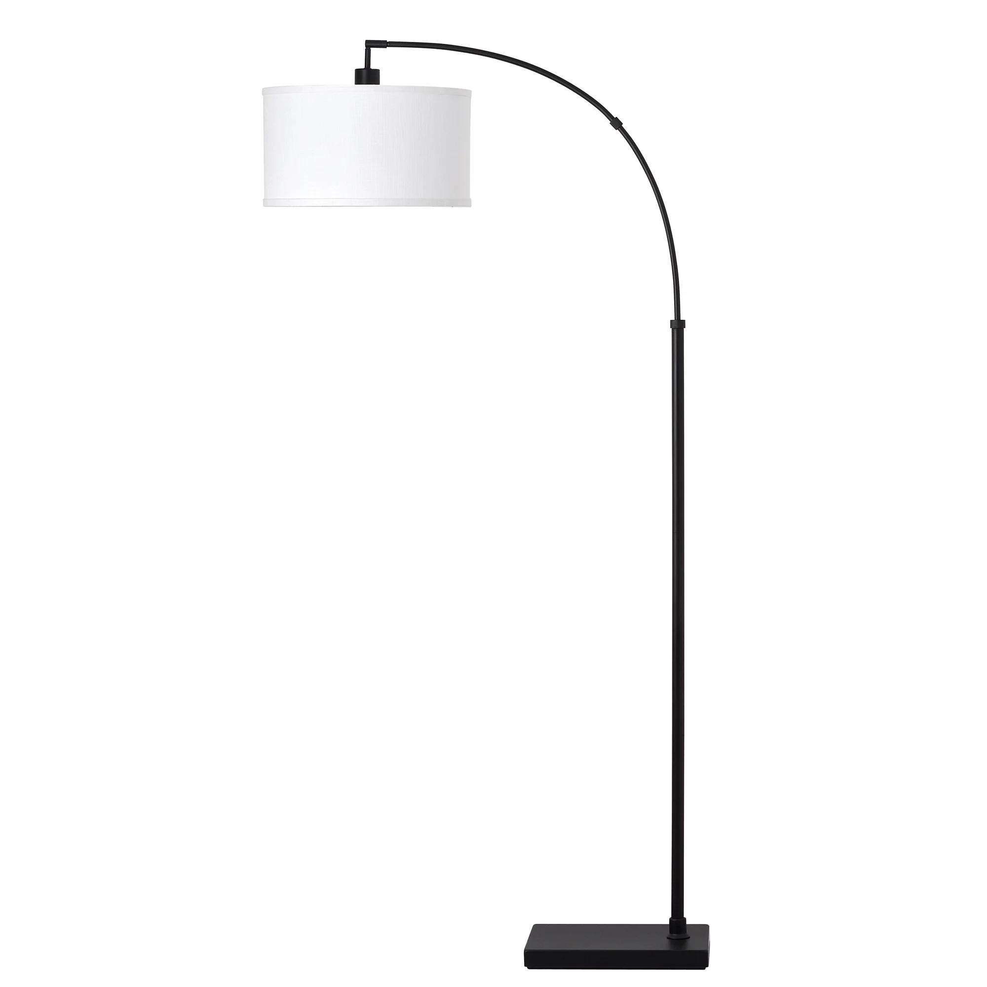 Better Homes Gardens 71"H Black Metal Arc Floor Lamp, Classic, Adult Home Office - Walmart.com | Walmart (US)