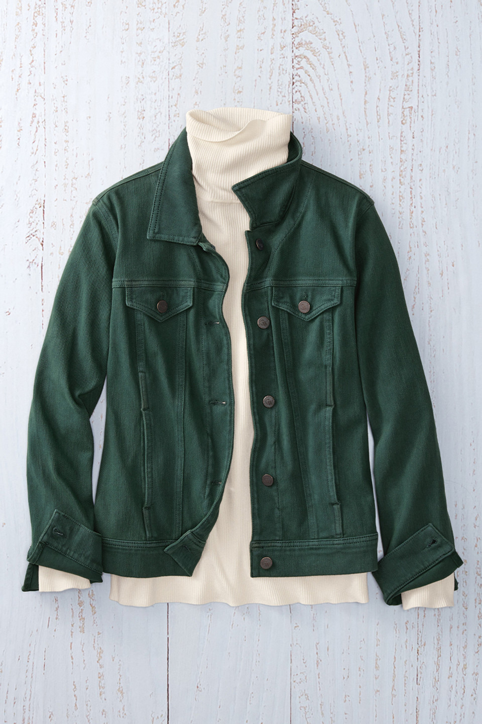 Knit Denim Jacket | Coldwater Creek