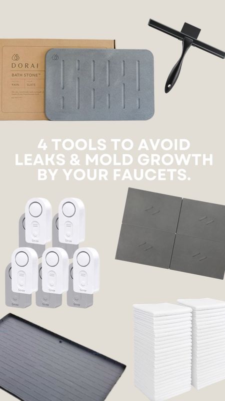 Grab these amazing products to keep your bathroom safe from water damage and mold! They’re my absolute favorite tools and help me feel safe in my home. #LTKHolidaySale 

#LTKCyberWeek #LTKhome