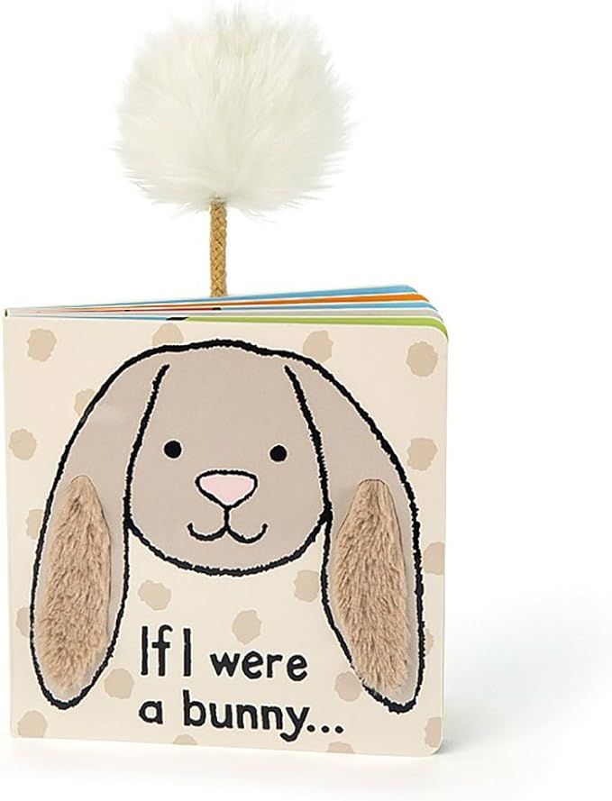 Jellycat Baby Touch and Feel Board Books, If I were a Bunny, Beige | Amazon (US)