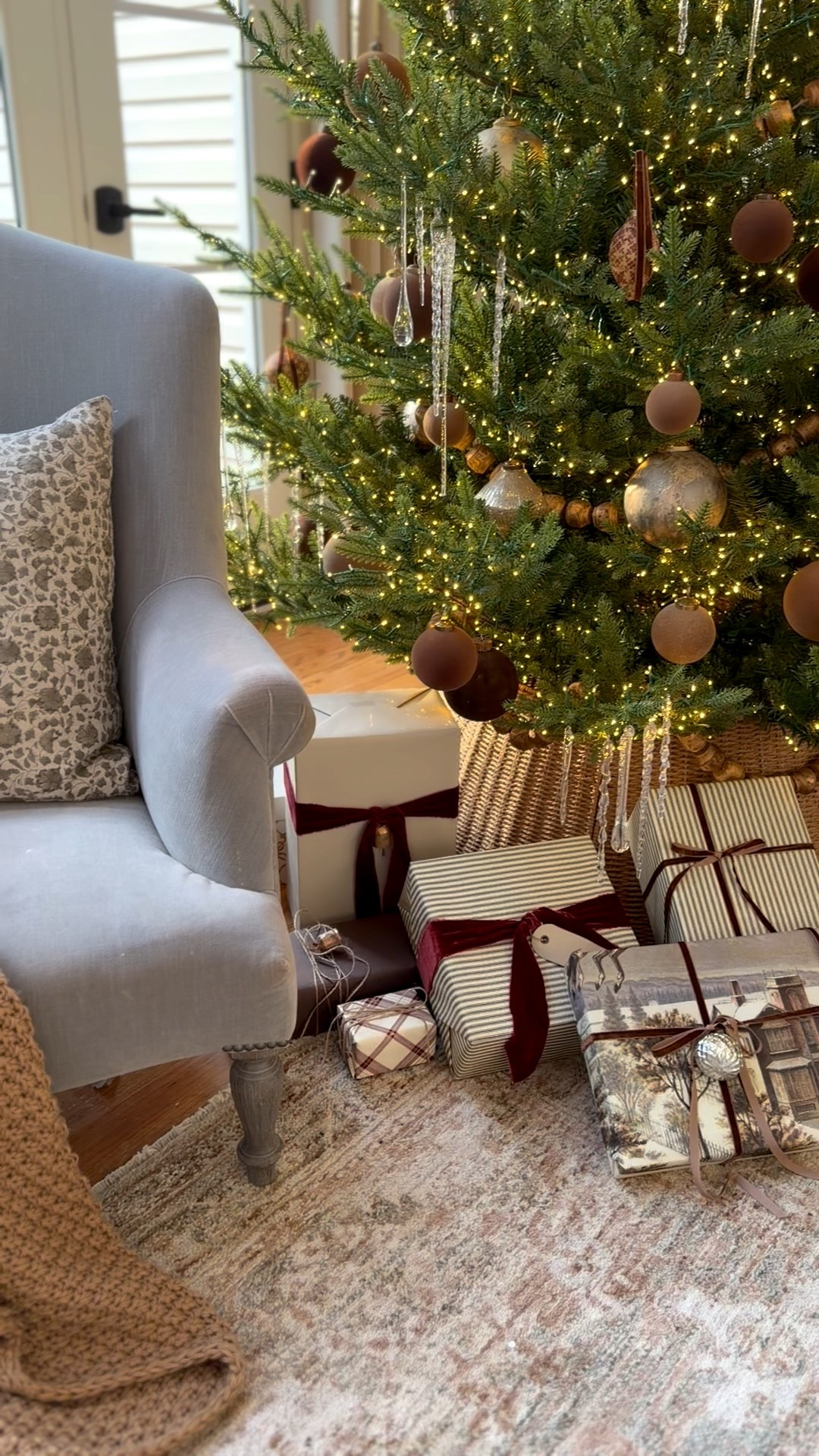 Burgundy chocolate brown and brass! The perfect color combo for wrapping paper.

#LTKHome #LTKGiftGuide #LTKHoliday