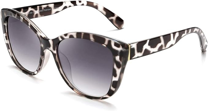 FEISEDY Polarized Vintage Sunglasses American Womens Square Jackie O Cat Eye Sunglasses B2451 | Amazon (US)