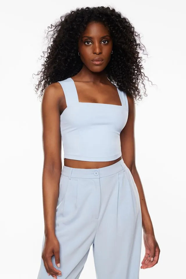 Lota Sculpt Square Neck Tank Top | Dynamite Clothing