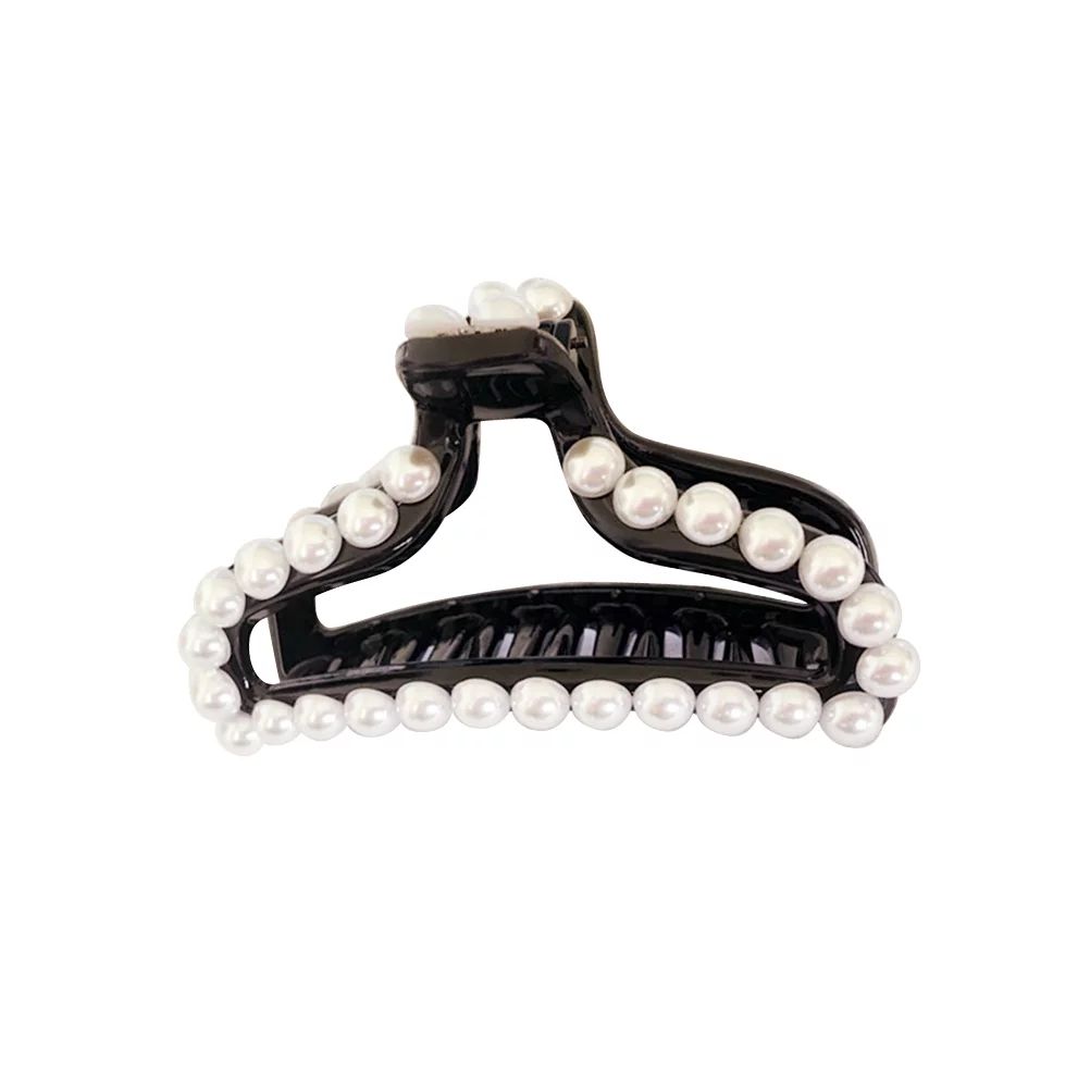 Women Pearl Claw Clip Hair Tool Accessory Hair Jewelry Hairpin Hair Claw Gripper Side-knotted Cli... | Walmart (US)