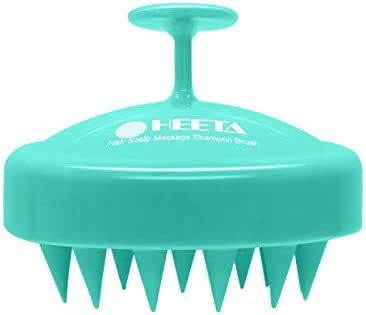 Hair Shampoo Brush, HEETA Scalp Care Hair Brush with Soft Silicone Scalp Massager (Green) | Amazon (US)