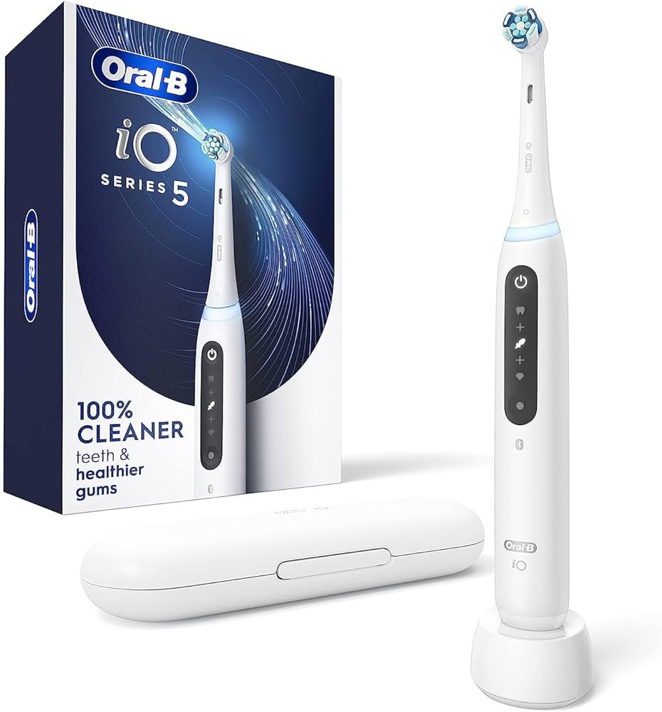 Oral-B iO Series 5 Rechargeable Electric Toothbrush with Visible Pressure Sensor to Protect Gums,... | Amazon (US)
