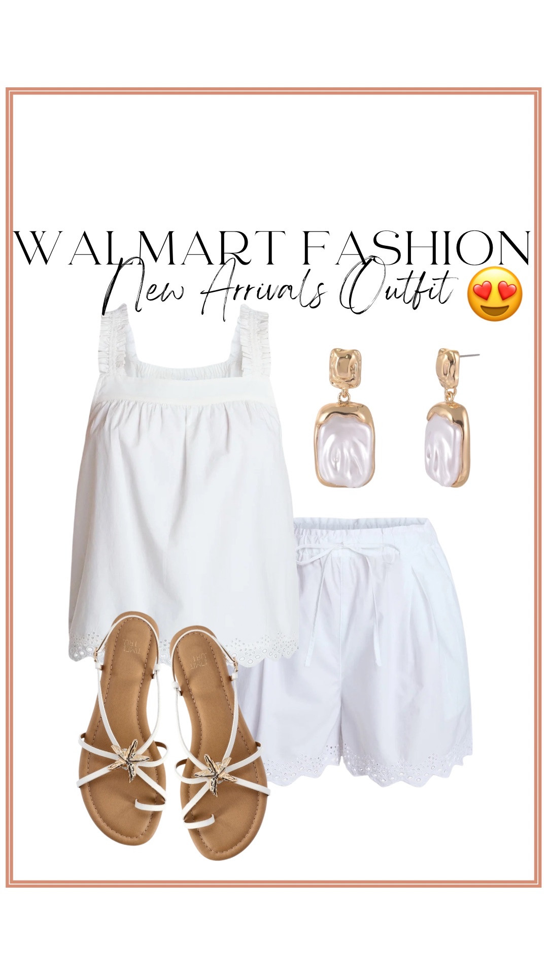 This BEST SELLING Walmart set is finally RESTOCKED and fully stocked again 🤍 and yes… it’s just as good as everyone says 🙌

The eyelet detail, the fit, the lightweight fabric… it gives major high-end vibes without the price tag. Perfect for summer days, vacations, errands, or even a casual dinner look

Paired it with these neutral sandals + statement earrings for an easy elevated outfit ✨ don’t wait on this one—it sold out so fast last time

#walmartfashion #walmartfinds #restocked #bestseller #summeroutfit #matchingset #affordablestyle #walmartstyle #whiteoutfit #coastalstyle #everydaystyle #budgetfashion #ltkstyle

#LTKootd #LTKPetite