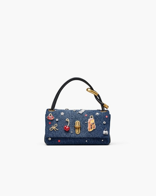 The Trinket Charm Denim Mini Dual Bag | Marc Jacobs