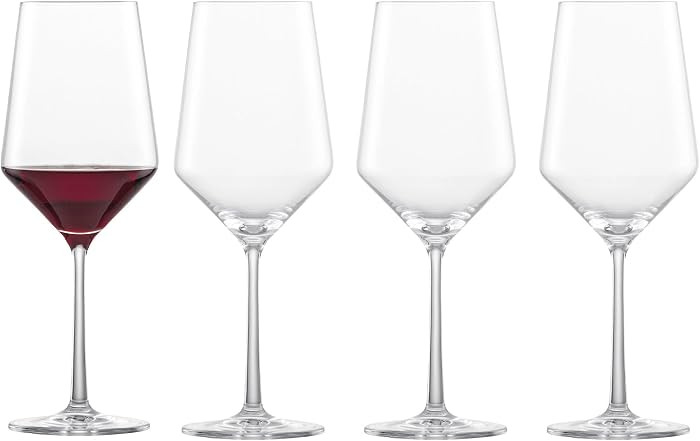 Zwiesel Glas Pure Cabernet Red Wine Glass (Set of 4), Graceful Wine Glasses for Red Wine, Dishwas... | Amazon (US)