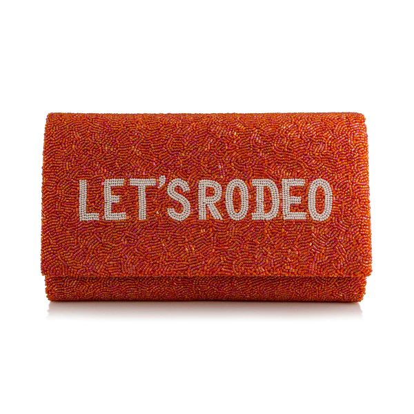 Let's Rodeo Fully Beaded Clutch | Christina Greene 