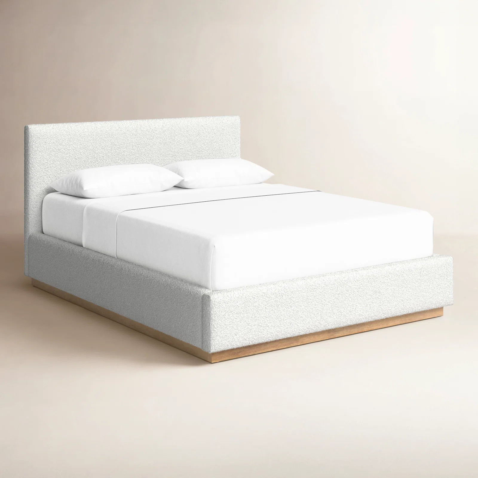 Drago Boucle Upholstered Bed Frame | Wayfair North America