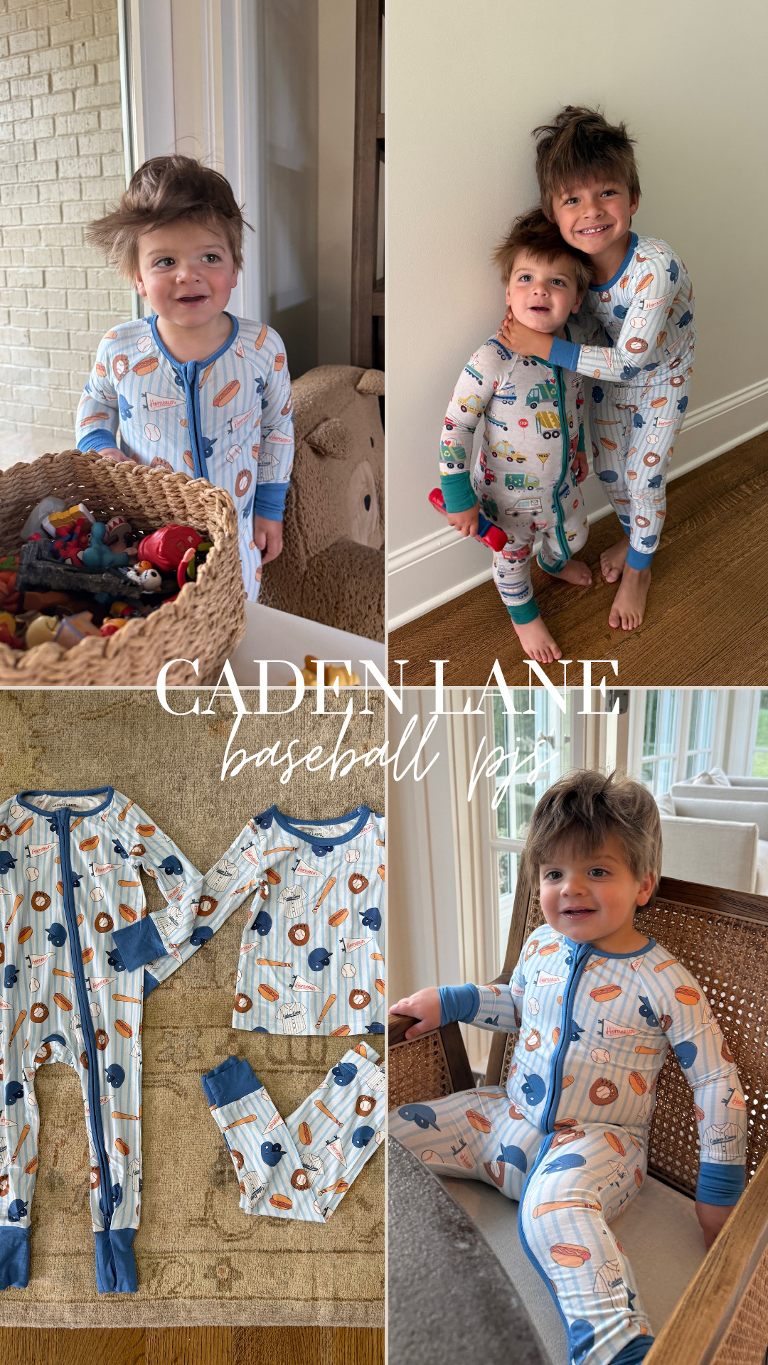 We loveee these baseball pjs!

Get you a pair for some $$ off w code: GWHITE

caden lane code, caden lane, caden lane kids, caden lane toddlers, toddler pjs, toddler outfits, boy mom, grace white

#LTKmomlife #LTKHome #LTKKids
